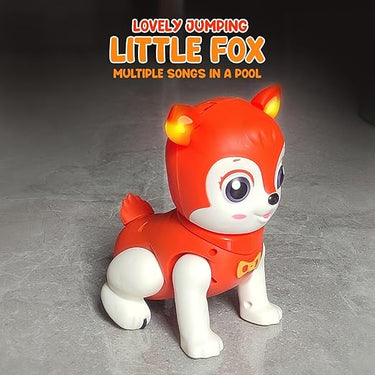 LOVELY JUMPING LITTLE FOX TOY